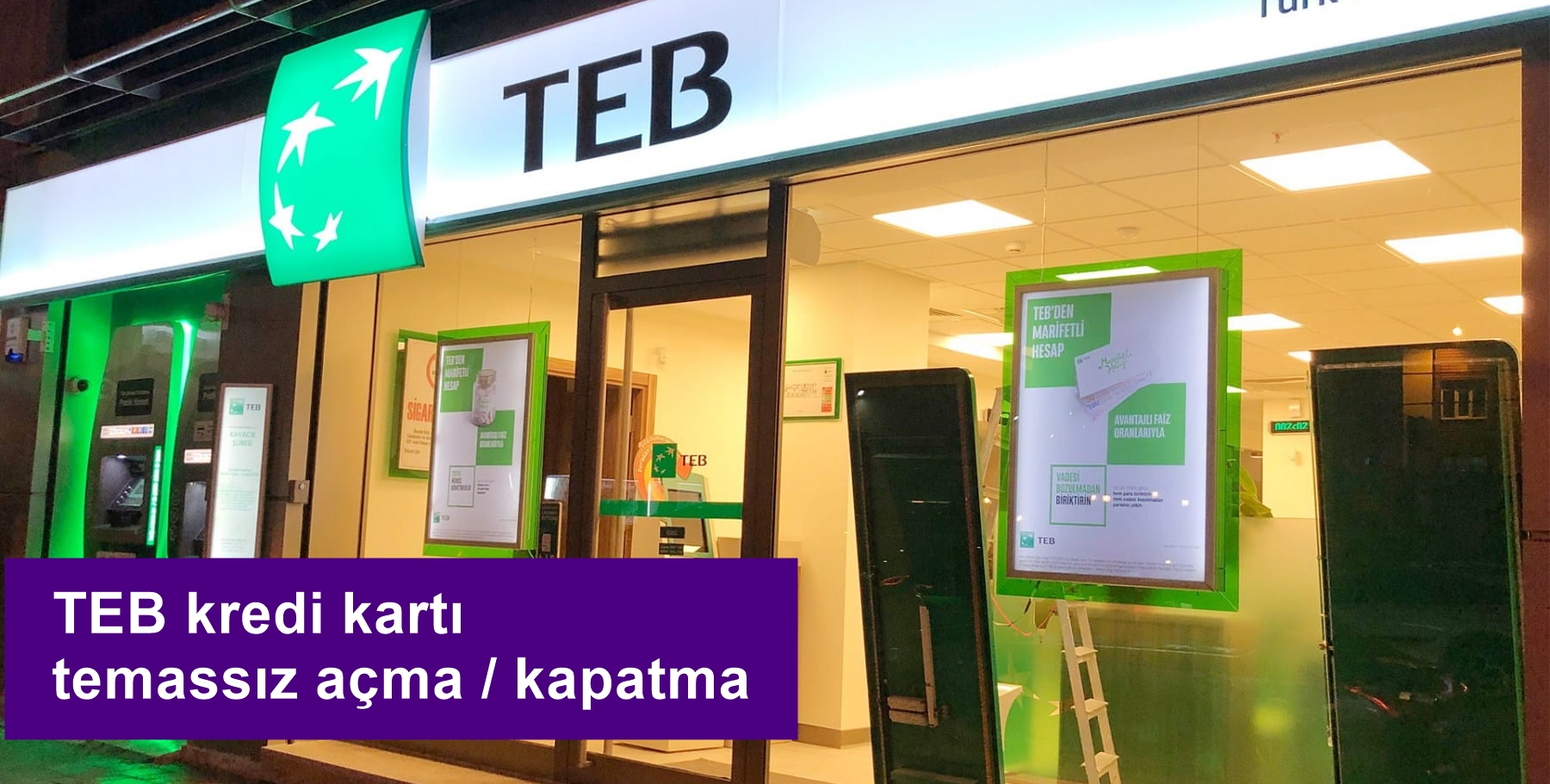 TEB Kredi Kartı Temassız Özelliği Açma ve Kapatma