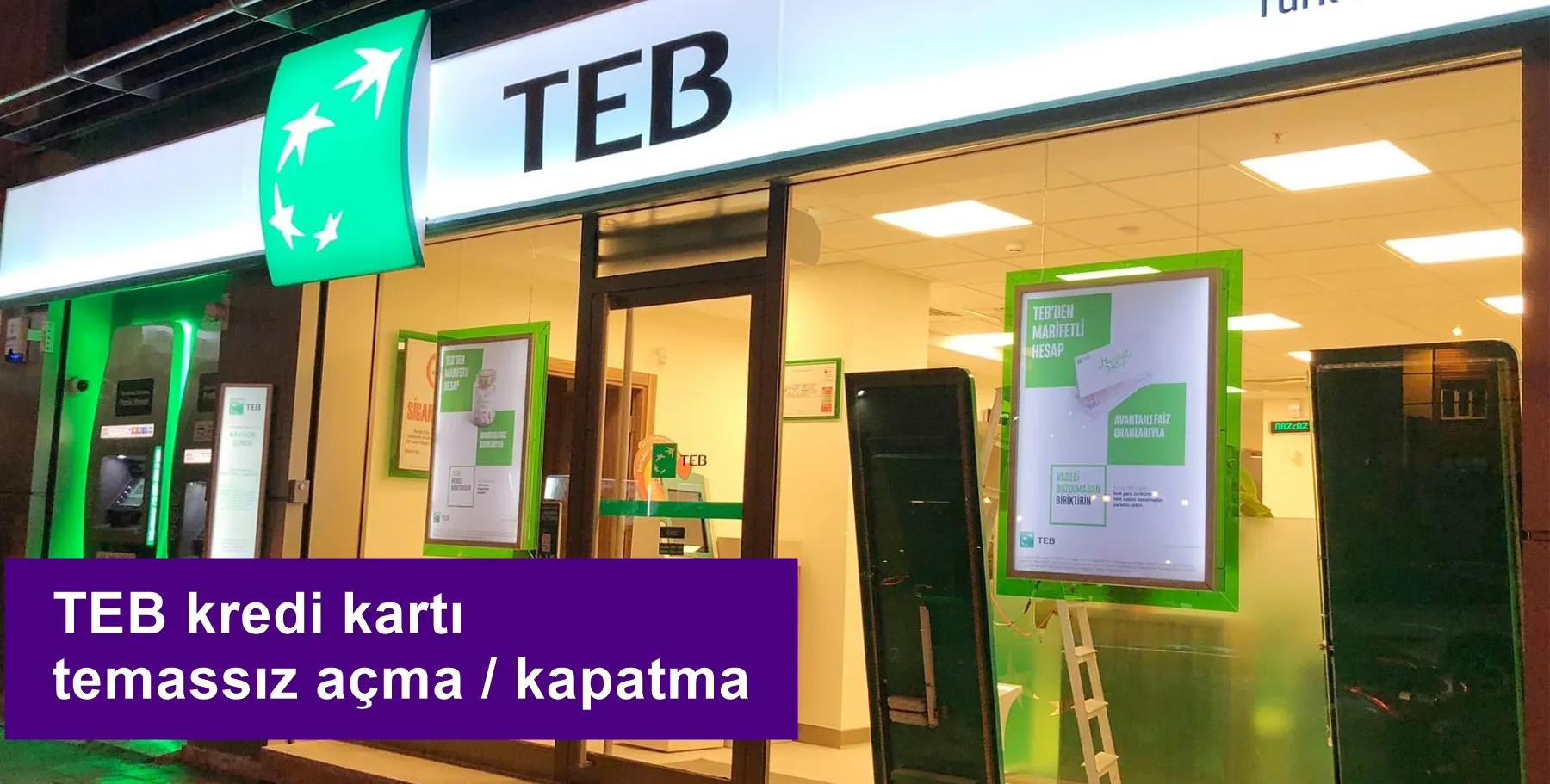 TEB Kredi Kartı Temassız Özelliği Açma ve Kapatma